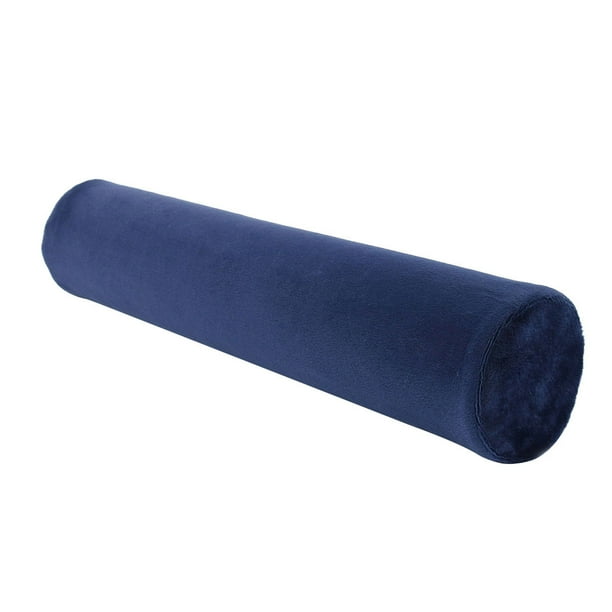 Memory Foam Neck Roll Support Lumbar Bolster Pillow Long Dark Blue 15