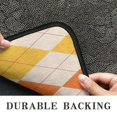 thumbnail image 6 of Orange Yellow Checkerboard Checkered Pattern Door Rugs,Washable Non Slip Door Mats Indoor,Decorative Door Mats,Entry Mat Indoor for Entrance,Bedroom,Kitchen,Bathroom,30"x17", 6 of 6
