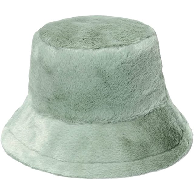 LinYooLi Bonnet Seau pour Femmes, Chapeau Doux et Moelleux, Bonnet d'Hiver Épais et Tendance