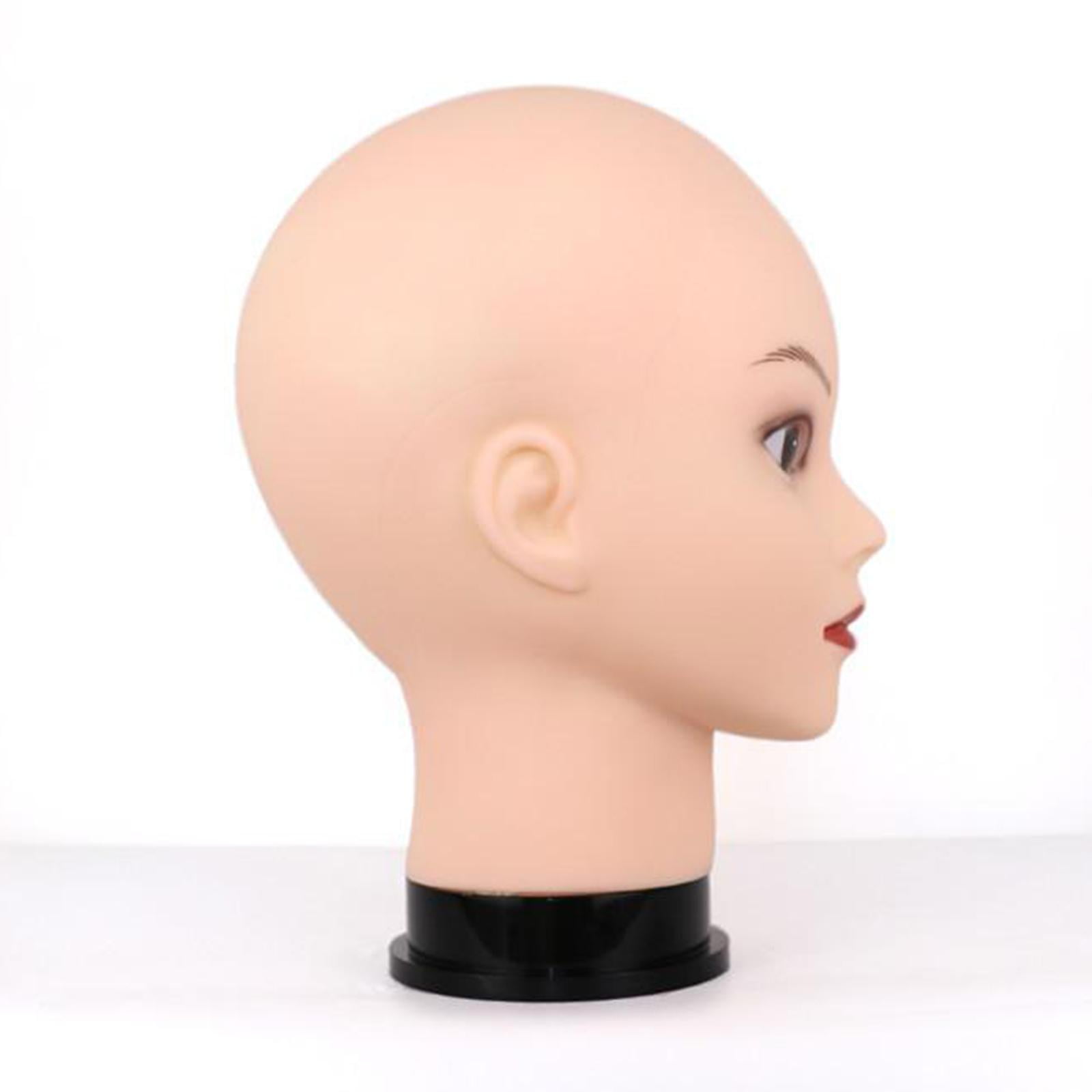Mannequin Head For Wigs Making & Beauty Facial Makeup Practice With Display  Stand, Hat, Eyeglasses & T-pins