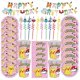 thumbnail image 2 of Birthday Party Decorations Disposable Tableware Cups Plates Straws Napkins Banner Pikachu Theme Children Party Supplies, 2 of 5