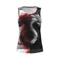 thumbnail image 4 of Lsque Cool Black And White Dragon Printed Workout Tank Tops for Women, Athletic Sports Tank Tops, Compression Sleeveless Dry Fit Shirts,Sleeveless Yoga Shirt-, 4 of 9