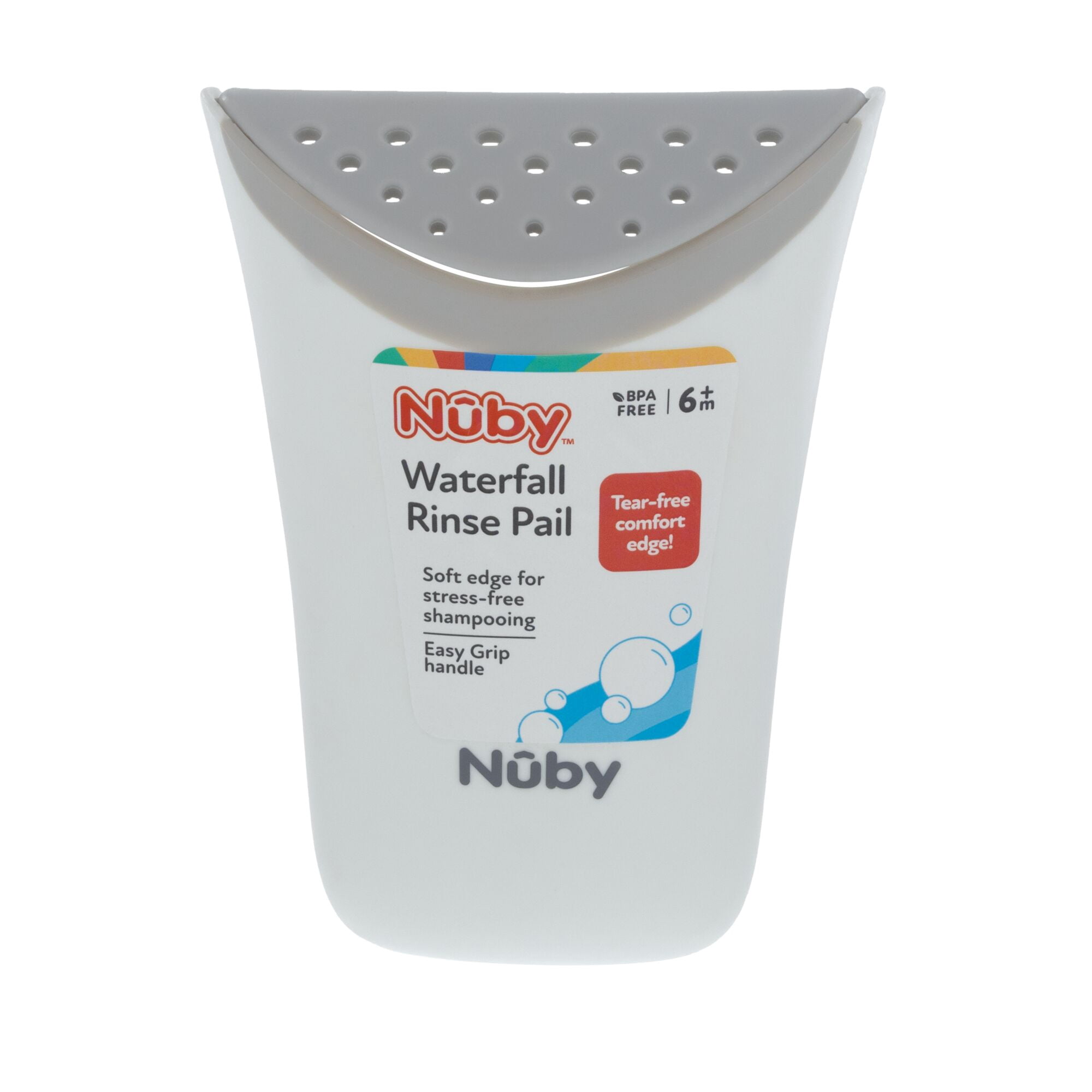 Nuby Waterfall Rinse Pail, Water Scoop for Infant and Toddler Bath Time