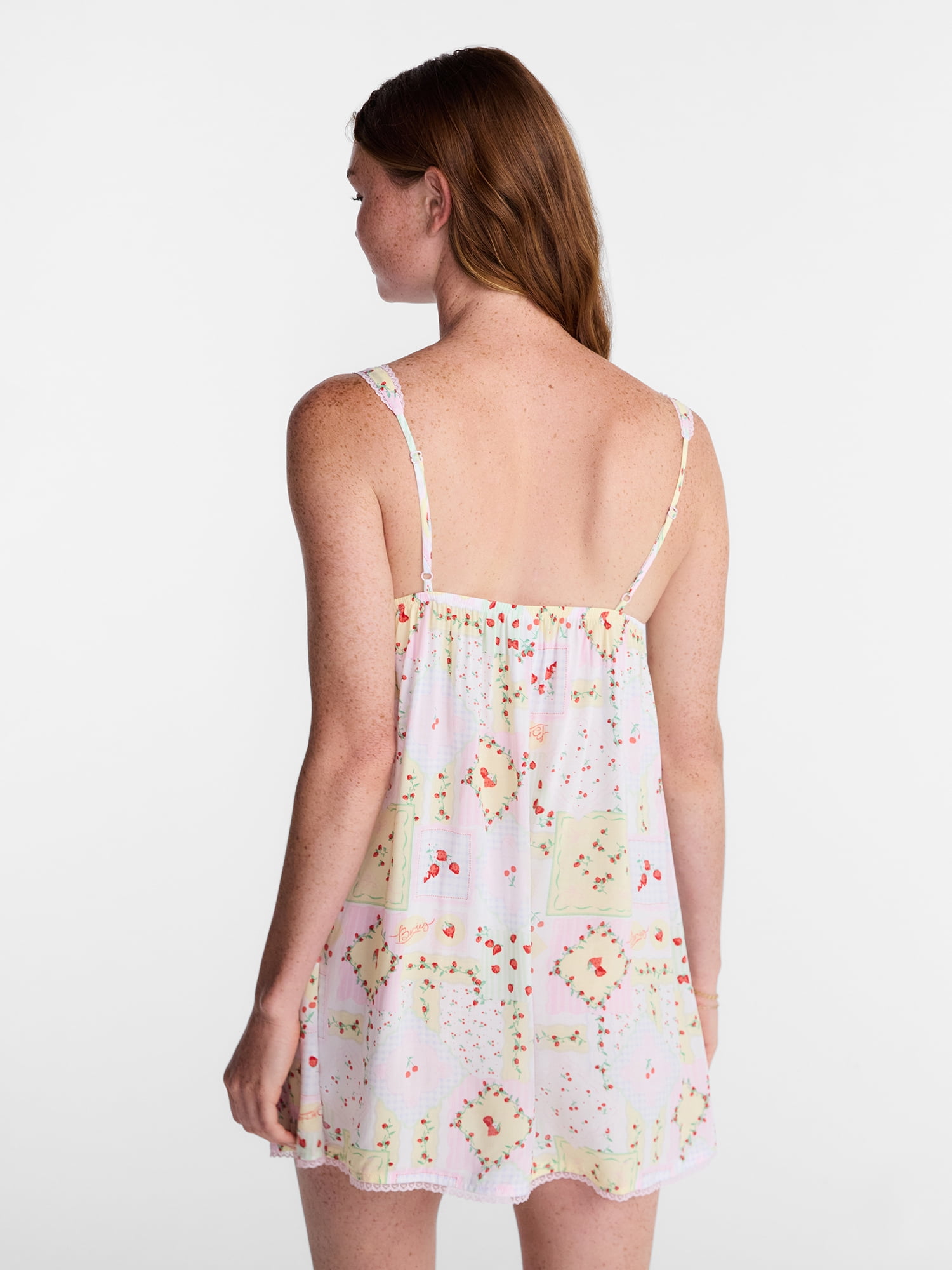 No Boundaries Woven Sleep Dress, Women's XXS-XXL
