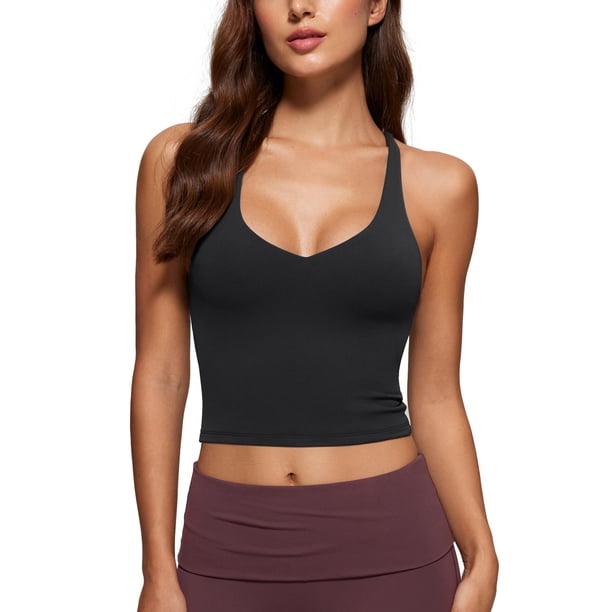 Top de Tirantes para Mujer INGIA Cuello en V Doble Capa con Cruzado L