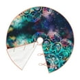 thumbnail image 3 of Kll Watercolor Mandala Christmas Tree Skirt 48",Party Decorations Farmhouse For Christmas Decorations Holiday Party, 3 of 8