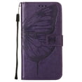 thumbnail image 5 of Case for Motorola Moto G Power 2021 Embossing Butterfly Premium Leather Magnetic Flip Cover, 5 of 5