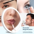 thumbnail image 3 of Espejo de aumento Suupvaor de 30 x 6 pulgadas con luz recargable, 3 of 7