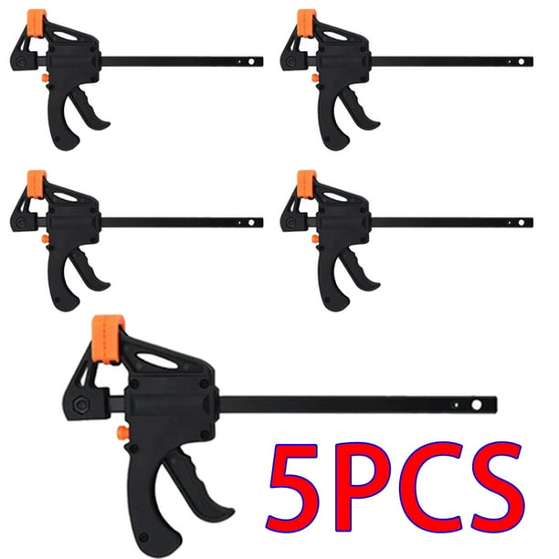 5PCS Quick Release Track Saw Clamps, Wood spreader for joinery, easy