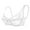 White, variant on iHPH7 See Through Bra, Lace Bra, No Padding Bras for Women, Underwire Bras for Women, Mesh Bra, Beige 34