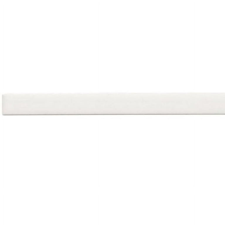 American Olean Starting Line Biscuit Gloss Ceramic Bullnose Tile, 2-in x 2-in. American Olean Starting Line Biscuit Gloss Ceramic Bullnose Tile, 2-in x 2-in.