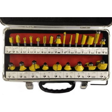 24 Piece Router Bit Set - Walmart.com