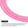 thumbnail image 3 of 6mm x 120cm Rhinestone Tube Rope Bling Crystal String for DIY Sweaters White Mesh Rose Red Sequins, 3 of 6