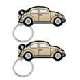 thumbnail image 1 of OUSITAID Key Chains 2Pcs Key Rings Cartoon Car Shape Vivid Color Hanging Delicate Craft Decorate Unfading PVC Key Ring Pendants Car Pendant, 1 of 6