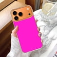 thumbnail image 2 of Case For Apple iPhone Air / 17 Pro / 17 Pro Max Series Case, Slim Thin Transparent Flexible Clear TPU Shockproof Phone Case For iPhone 17 Series, Hot Magenta, 2 of 6