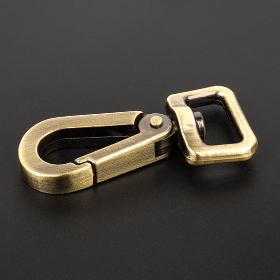 Country Brook Design® 3/4 Inch Brushed Brass Designer Purse Lobster Clasp Swivel Snap Hook, 10 Pack