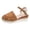 Brown, variant on Espadrilles Wedge Sandals for Women Adjustable Strap Lace Dress Shoes Summer Casual Walking Sandal with Arch Support White - 9