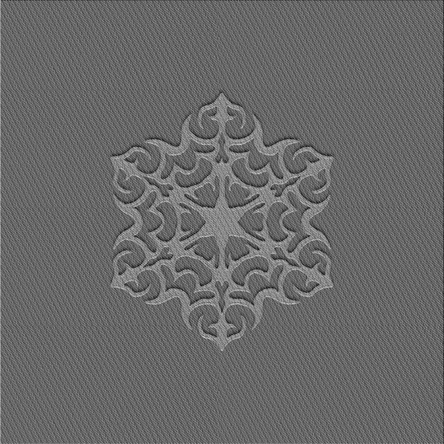 Ahgly Company Tapis d'Intérieur Lavable en Machine Carré Gris Transitionnel, 7 Pieds Carré