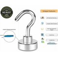 thumbnail image 3 of Decorative And Storage Solution For Your Space, Magnetic Hooks With Neodymium Magnets Anti Scratch Smooth Bottom Ideal For Long Term Use In Various Locations Including Kitchen,, 3 of 5