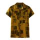 thumbnail image 4 of Camisas Para Hombre Camisa Strudy Turn Camisas de manga corta de Cuello de Casual Men de Splice Casual Men (Yellow, XXL), 4 of 5