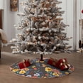 thumbnail image 6 of Kll Colorful Flowers With Butterfly Christmas Tree Skirt 48",Party Decorations Farmhouse For Christmas Decorations Holiday Party, 6 of 8