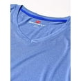 thumbnail image 4 of Hanes womens Flat athletic shirts, Awesome Blue Heather, Small US, 4 of 4