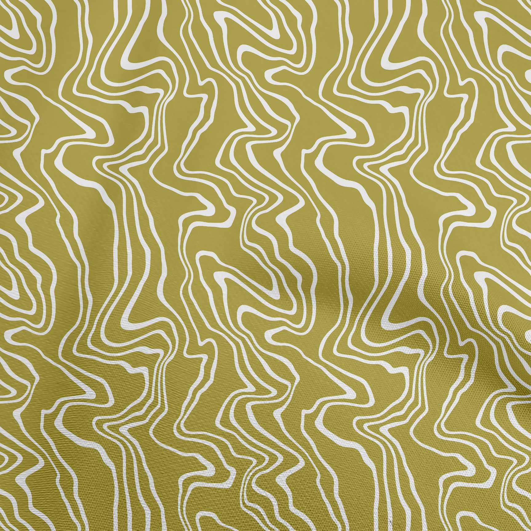 Lime Green Cotton Cambric Printed A-Line Tunic