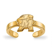 Angle View: Maryland Toe Ring (Gold Plated)