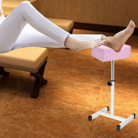 TOOYFUL Pedicure Manicure Footrest Pedicure Stool Adjustable 40.5cm-66cm Nonslip Manicure Nail Beauty Stool Stand for Commercial Use