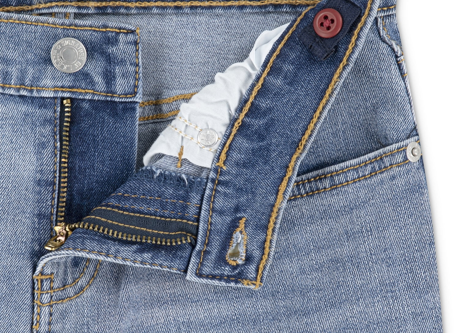 Levi Strauss Signature Boys Slim Fit Denim Shorts, Sizes 4-18