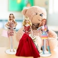 thumbnail image 6 of 10 Pcs Doll Stand Adjustable Doll Display Stand, Action Figure Stand Holder 1/6 Scale Doll Support Stand for 8" to 12" Doll Accessories (White), 6 of 7
