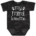 thumbnail image 3 of Inktastic My Mimi Loves Me Grandkids Boys or Girls Baby Bodysuit, 3 of 5
