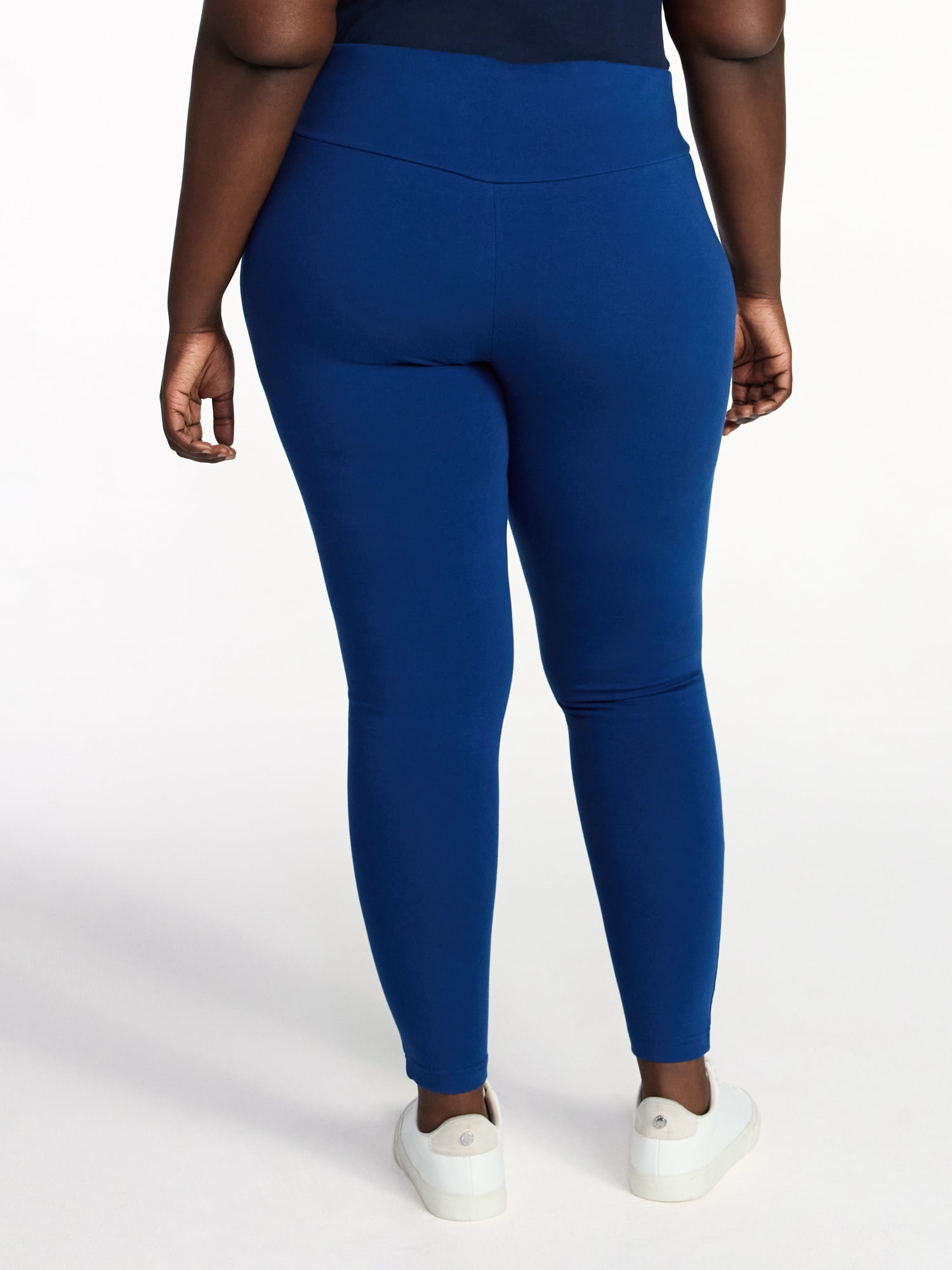 Terra & Sky Women's Plus High Waist Full Length Leggings, Sizes 0X-5X