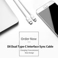 thumbnail image 3 of 2-Pack USB C to USB C Cable PD Type C Fast Charging Cable Type C Charging Cord for Samsung S21 Note 10 iPad Pro MacBook Tablets LG Google etc, 3 of 10