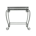 Mainstays Black Metal 2 Tier Shelves Plant Stand