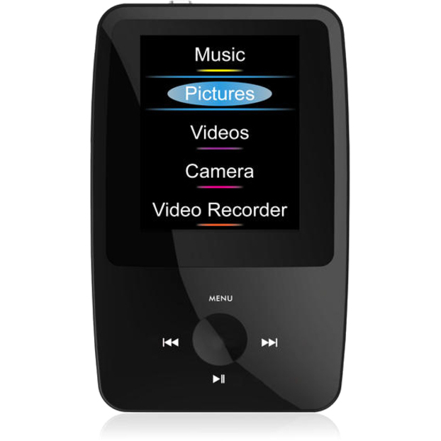XOVision eSport Clip 4GB MP3/Video Player with LCD Display & Voice Recorder, Black (Refurbished) - image 4 of 5