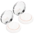 thumbnail image 2 of Shisuyan Refillable Makeup Compact Case Abs Silver 2Pack 2.95X2.95X0.86in, 2 of 9