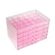 thumbnail image 2 of Caja de almacenamiento de joyas de acrílico con purpurina y diamantes de imitación para decoración de uñas, 120 unidades rosa claro, 2 of 7