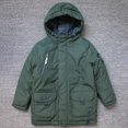 thumbnail image 4 of Otqutp Boys Winter Children's Hooded Cotton Jacket Outdoor Sports and Leisure Punching Jacket Padded and Thickened Warm Jacket Cotton Clothing(Green,110CM), 4 of 9