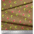 thumbnail image 2 of Soimoi Rayon Fabric Straw & Juice Beverages Decor Fabric Printed Yard 42 Inch Wide, 2 of 3