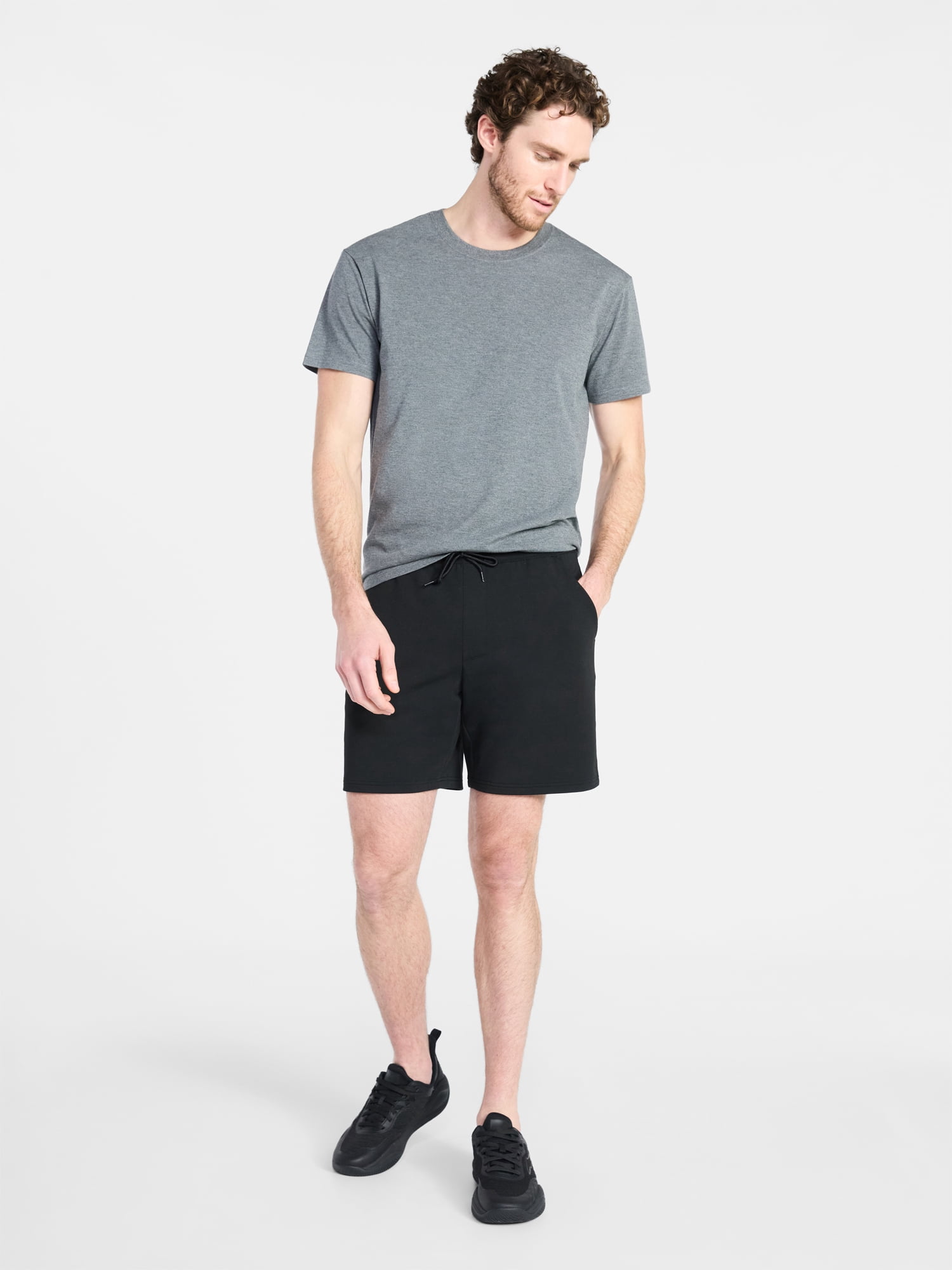 Athletic Works Men's and Big & Tall Tri Blend Tee with Short Sleeves, Sizes XS-4XLT