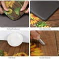 thumbnail image 6 of Sunflowers Kitchen Rugs Set of 2 Anti Fatigue Kitchen Mats for Floor Non-Slip Waterproof Kitchen Mats on The Wooden Kitchen Floor Mat Washable for Kitchen, Home, Office, Laundry, 6 of 6