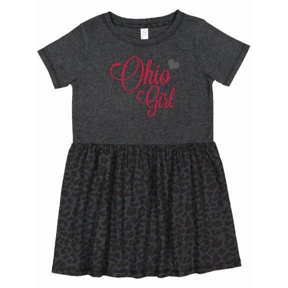 Inktastic Ohio Girl Girls Toddler Dress
