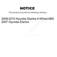 thumbnail image 2 of Transit Auto Kit d'Assemblage de Roulement de Moyeu de Roue Arrière et Tambour pour Voiture Hyundai Elantra K7D-101711, 2 of 11