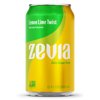 Zevia Zero Sugar Lemon Lime Twist Soda Pop, 12 fl oz, 24 Pack of Cans