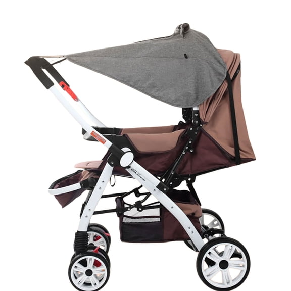 Two-way High Landscape Strollers Sunshade Baby Pram Guard Shade Protections Infants Pushchair Cart Top Awning