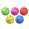 thumbnail image 3 of 2 Pcs Ballon de Basket Gonflable Mini Rebondissant pour Enfants, 3 of 5