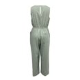 thumbnail image 4 of Vestido Ocean Pacific para Mujer Tipo Lino Jumpsuit, Cuello V con Bolsas Laterales Verde Talla EG, 4 of 4