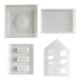 thumbnail image 1 of 3D Candlestick Silicone Mold Hollow House Shaped Candle Base Molds Gypsum Candle Holder Mould Home Decorations Moulds, 1 of 4