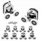 thumbnail image 3 of 8x Wheels for Shower Cabin Silver, 3 of 3